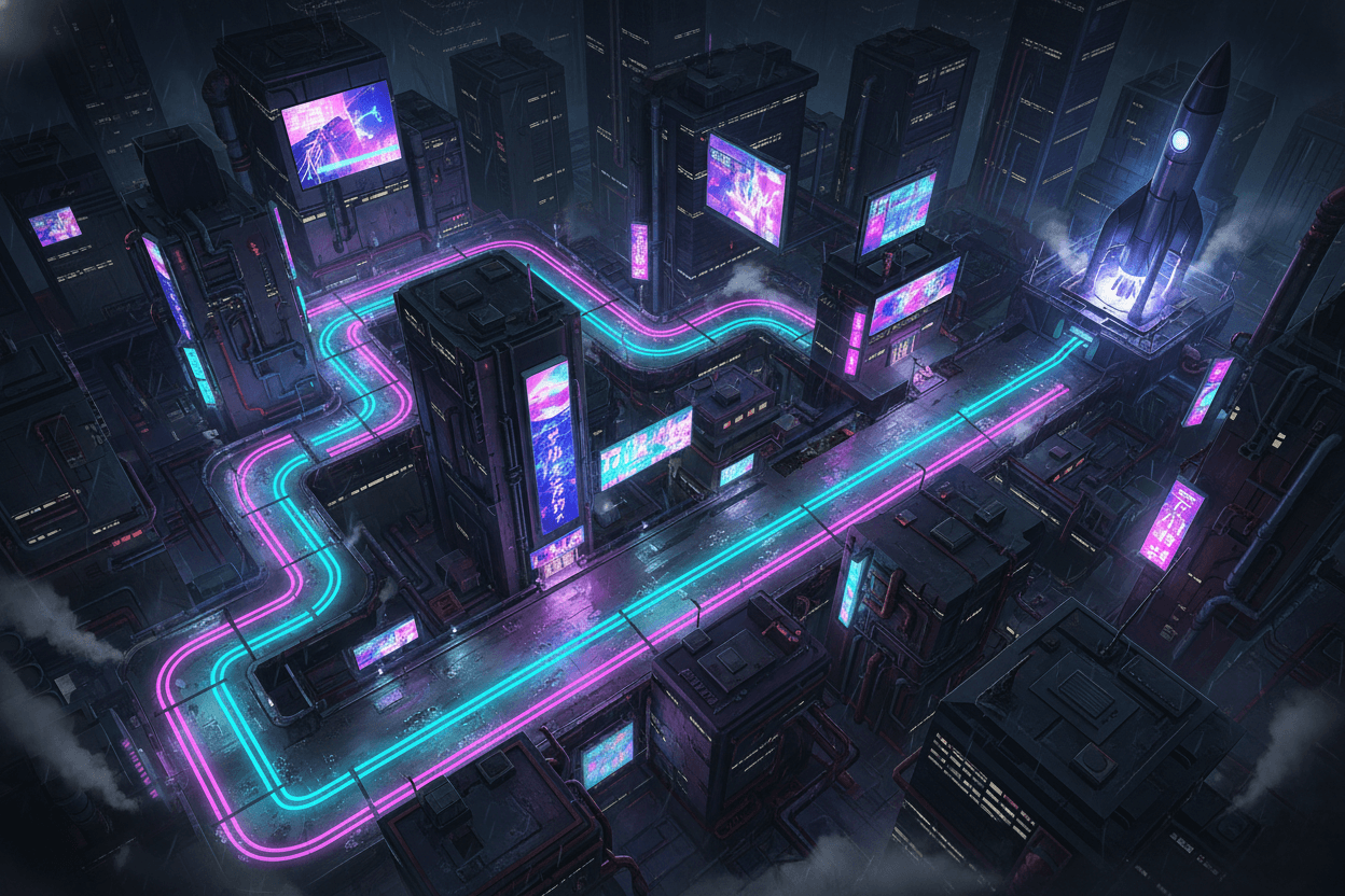 AdvisorQuest — Cyberpunk world (Mastery)